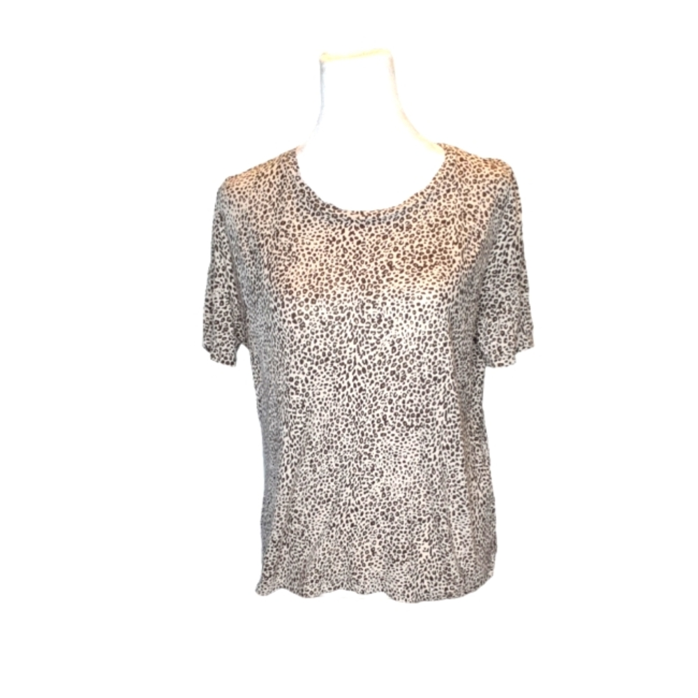 Rails Davie Jungle Linen Blend Animal Print Short… - image 2